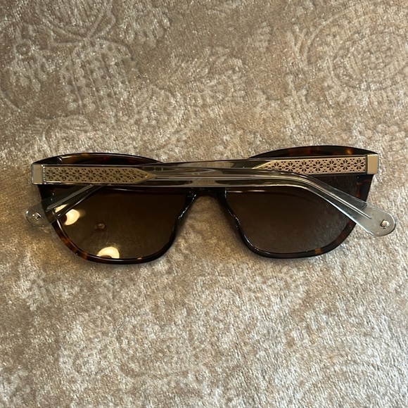 Brand New Kate Spade Philippa Cat Eye Tortoise Polarized Sunglasses Brown Lens - Picture 15 of 16